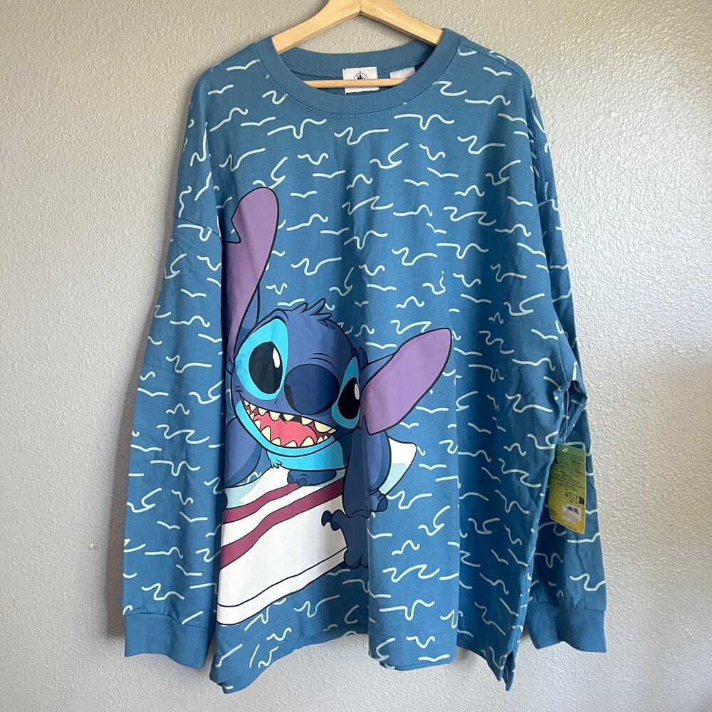 NEW Disney Parks Adult stitch Movie celebration crew Spirit Jersey